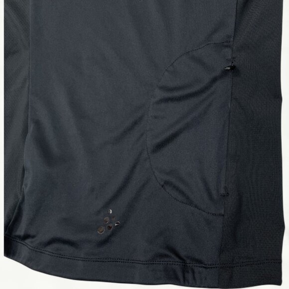 Craft Black Short Sleeve Rear Zip Pocket Cycling Bike Jersey Women's XS - Picture 4 of 9